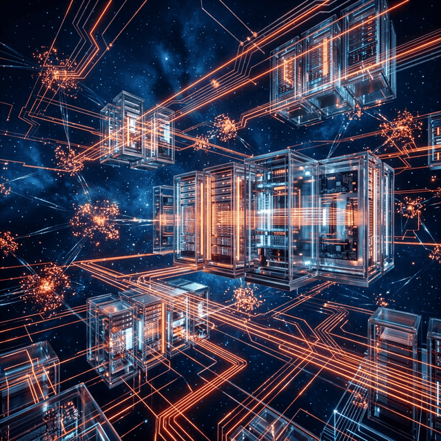 Illustration of a connected digital platform